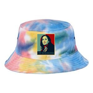 Kamala Harris Im Speaking Quote Joe Biden 2024 Tie Dye Newport Bucket Hat