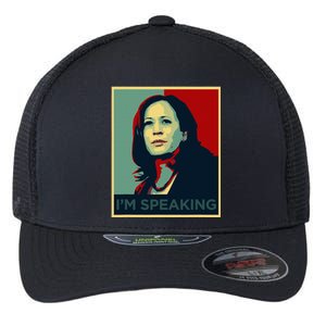 Kamala Harris Im Speaking Quote Joe Biden 2024 Flexfit Unipanel Trucker Cap