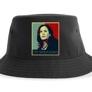 Kamala Harris Im Speaking Quote Joe Biden 2024 Sustainable Bucket Hat