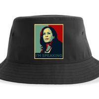 Kamala Harris Im Speaking Quote Joe Biden 2024 Sustainable Bucket Hat