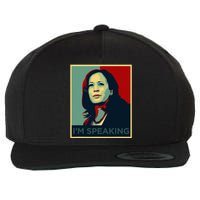 Kamala Harris Im Speaking Quote Joe Biden 2024 Wool Snapback Cap