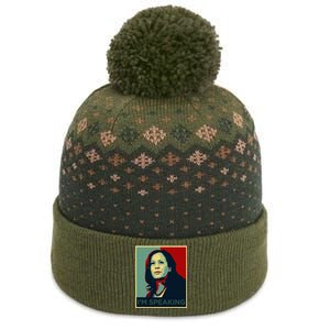 Kamala Harris Im Speaking Quote Joe Biden 2024 The Baniff Cuffed Pom Beanie