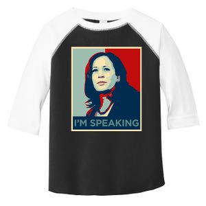 Kamala Harris Im Speaking Quote Joe Biden Toddler Fine Jersey T-Shirt