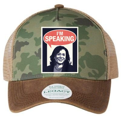 Kamala Harris IM Speaking 2024 First Female President Legacy Tie Dye Trucker Hat