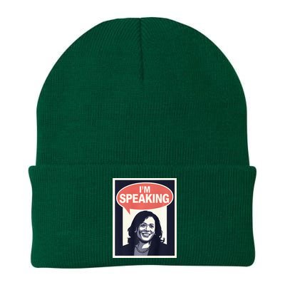 Kamala Harris IM Speaking 2024 First Female President Knit Cap Winter Beanie