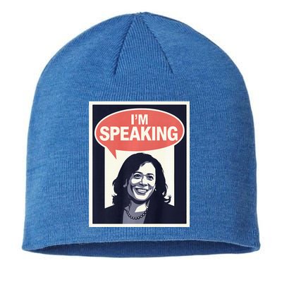 Kamala Harris IM Speaking 2024 First Female President Sustainable Beanie