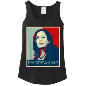 Kamala Harris Im Speaking Quote Joe Biden Ladies Essential Tank