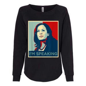 Kamala Harris Im Speaking Quote Joe Biden Womens California Wash Sweatshirt