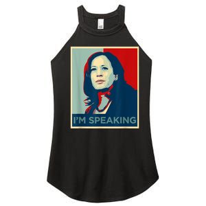 Kamala Harris Im Speaking Quote Joe Biden Women's Perfect Tri Rocker Tank