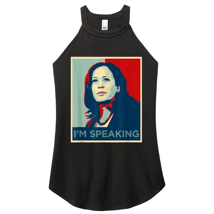 Kamala Harris Im Speaking Quote Joe Biden Women's Perfect Tri Rocker Tank