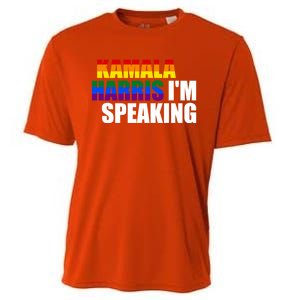 Kamala Harris – IM Speaking President Election 2024 Gift Cooling Performance Crew T-Shirt