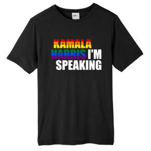 Kamala Harris – IM Speaking President Election 2024 Gift Tall Fusion ChromaSoft Performance T-Shirt