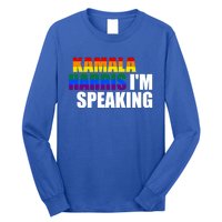 Kamala Harris – IM Speaking President Election 2024 Gift Long Sleeve Shirt