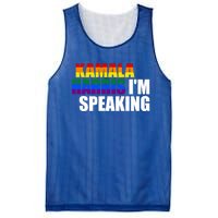 Kamala Harris – IM Speaking President Election 2024 Gift Mesh Reversible Basketball Jersey Tank