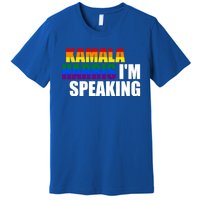 Kamala Harris – IM Speaking President Election 2024 Gift Premium T-Shirt