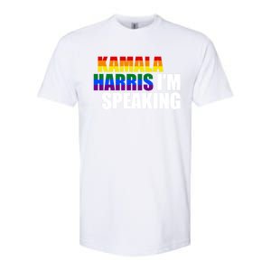 Kamala Harris – IM Speaking President Election 2024 Gift Softstyle CVC T-Shirt