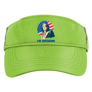 Kamala Harris IM Speaking Iconic Quote Gift Adult Drive Performance Visor