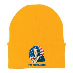 Kamala Harris IM Speaking Iconic Quote Gift Knit Cap Winter Beanie