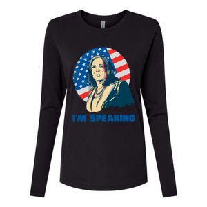 Kamala Harris IM Speaking Iconic Quote Gift Womens Cotton Relaxed Long Sleeve T-Shirt