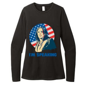 Kamala Harris IM Speaking Iconic Quote Gift Womens CVC Long Sleeve Shirt