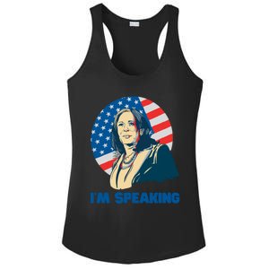 Kamala Harris IM Speaking Iconic Quote Gift Ladies PosiCharge Competitor Racerback Tank