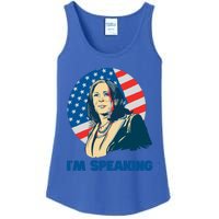 Kamala Harris IM Speaking Iconic Quote Gift Ladies Essential Tank