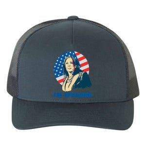 Kamala Harris IM Speaking Iconic Quote Gift Yupoong Adult 5-Panel Trucker Hat