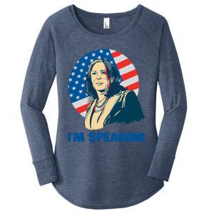 Kamala Harris IM Speaking Iconic Quote Gift Women's Perfect Tri Tunic Long Sleeve Shirt