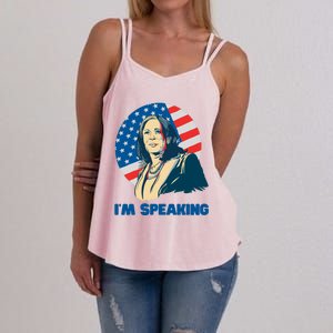 Kamala Harris IM Speaking Iconic Quote Gift Women's Strappy Tank