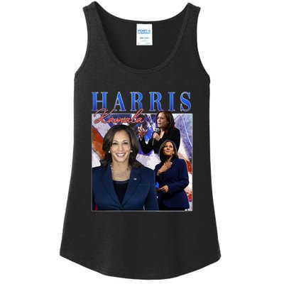 Kamala Harris Inspirational Montage Ladies Essential Tank