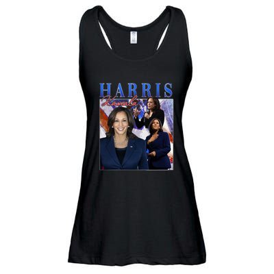 Kamala Harris Inspirational Montage Ladies Essential Flowy Tank