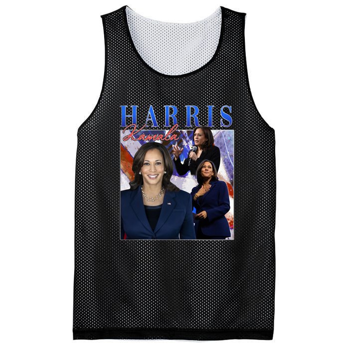 Kamala Harris Inspirational Montage Mesh Reversible Basketball Jersey Tank