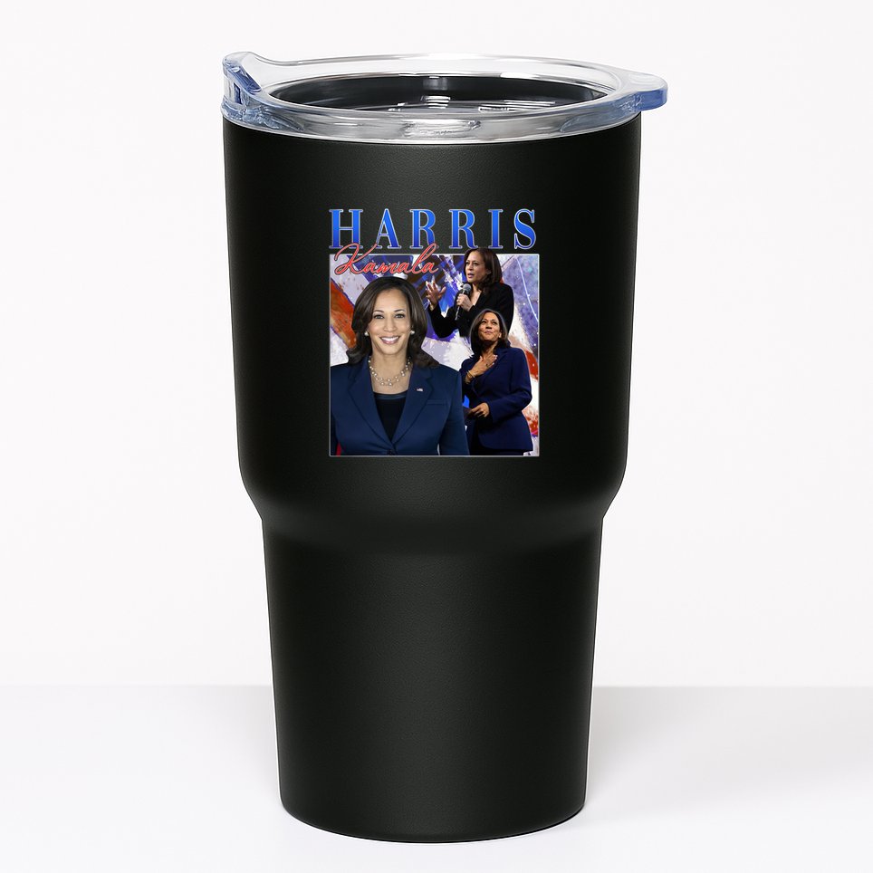 Kamala Harris Inspirational Montage Tumbler