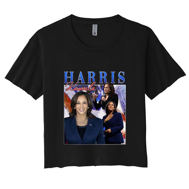 Kamala Harris Inspirational Montage Crop Top