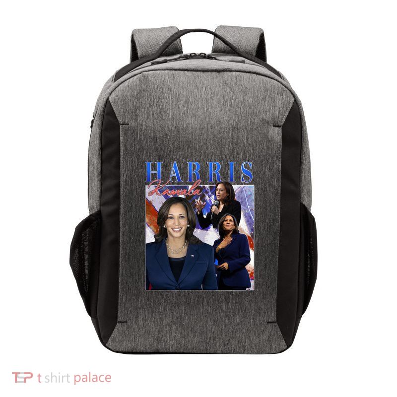 Kamala Harris Inspirational Montage Vector Backpack