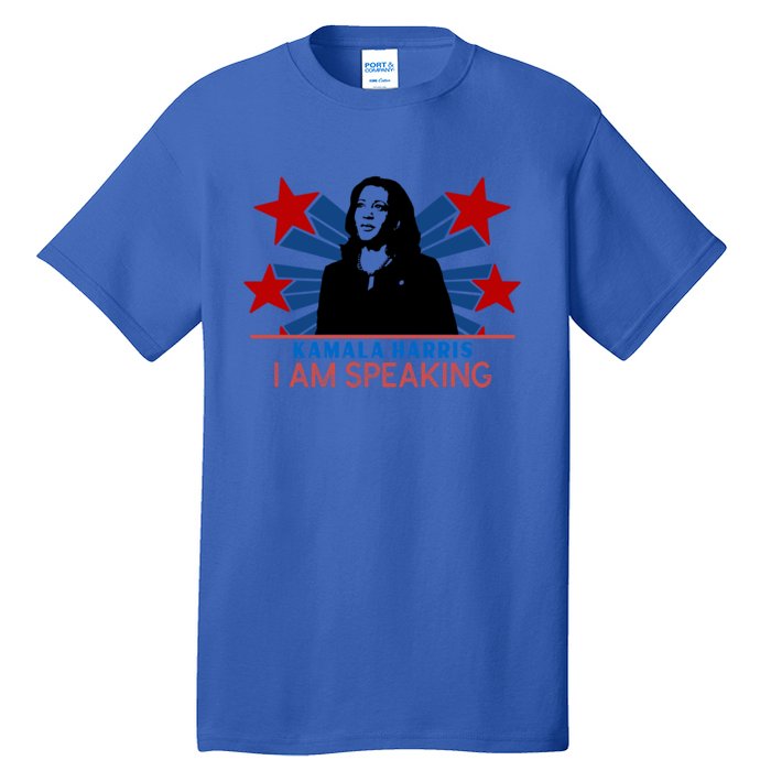 Kamala Harris I Am Speaking Madam Vice President Gift Tall T-Shirt