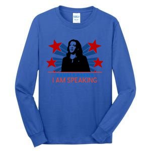 Kamala Harris I Am Speaking Madam Vice President Gift Tall Long Sleeve T-Shirt