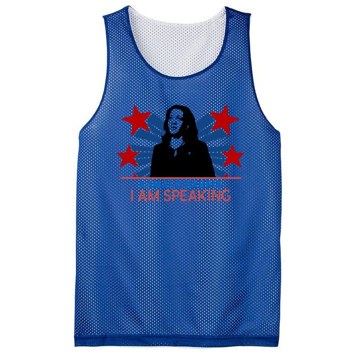 Kamala Harris I Am Speaking Madam Vice President Gift Mesh Reversible Basketball Jersey Tank