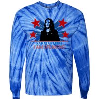 Kamala Harris I Am Speaking Madam Vice President Gift Tie-Dye Long Sleeve Shirt