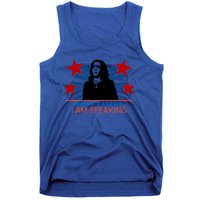 Kamala Harris I Am Speaking Madam Vice President Gift Tank Top