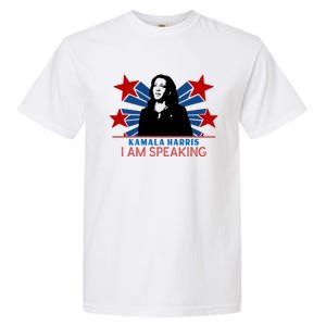 Kamala Harris I Am Speaking Madam Vice President Gift Garment-Dyed Heavyweight T-Shirt