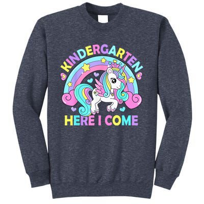 Kindergarten Here I Come Funny Unicorn Girls Back To School Sweatshirt