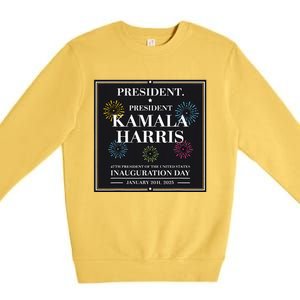 Kamala Harris Inaugurated Premium Crewneck Sweatshirt