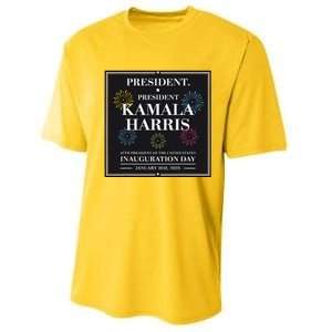 Kamala Harris Inaugurated Performance Sprint T-Shirt