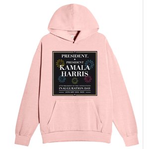 Kamala Harris Inaugurated Urban Pullover Hoodie