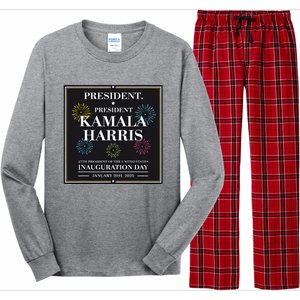 Kamala Harris Inaugurated Long Sleeve Pajama Set