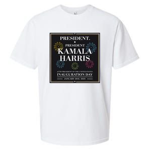 Kamala Harris Inaugurated Sueded Cloud Jersey T-Shirt