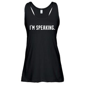 Kamala Harris Im Speaking 2024 Vp Debate Quote Ladies Essential Flowy Tank