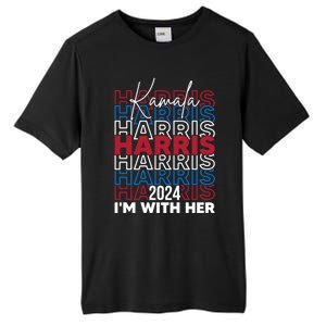 Kamala Harris IM With Her For President 2024 Gift Tall Fusion ChromaSoft Performance T-Shirt