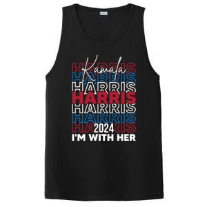 Kamala Harris IM With Her For President 2024 Gift PosiCharge Competitor Tank